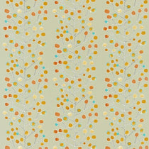 Berry Tree Neutral Tangerine Powder Blue and Lemon 120924 Apex Curtains